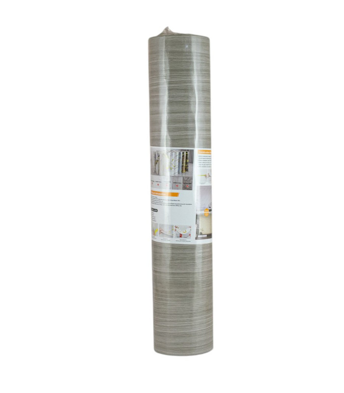 ROLLO ADHESIVO P/ PARED 60CMx3M GRIS SIN RAYA