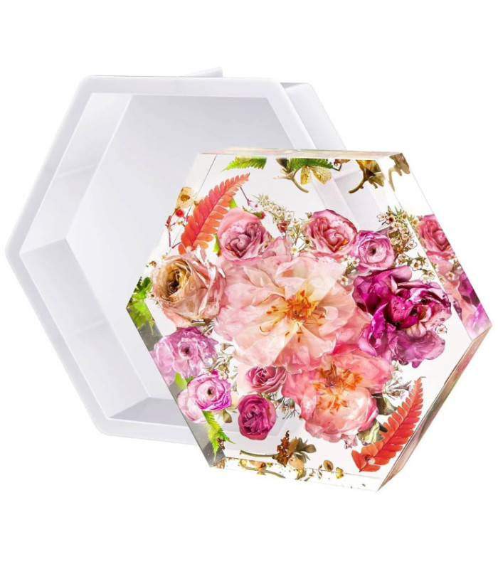 Molde de silicona hexagonal 180x210mm