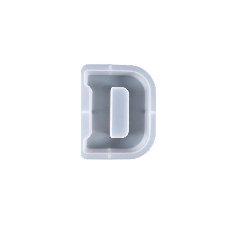 Molde de silicona letra D 170x126x20mm
