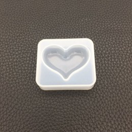 Molde de silicona corazon 3D 40x30mm