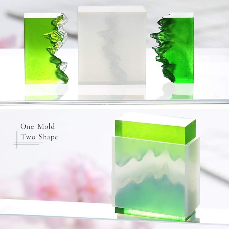 Molde de silicona 3D mountain 33x15x30mm