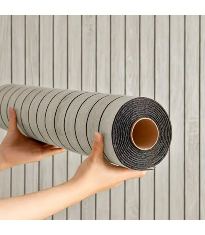 ROLLO ADHESIVO P/ PARED 60CMx3M GRIS