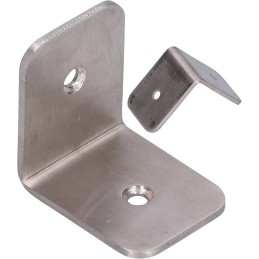 Angulo de acero inoxidable 45x45x2.5mm 2agujero