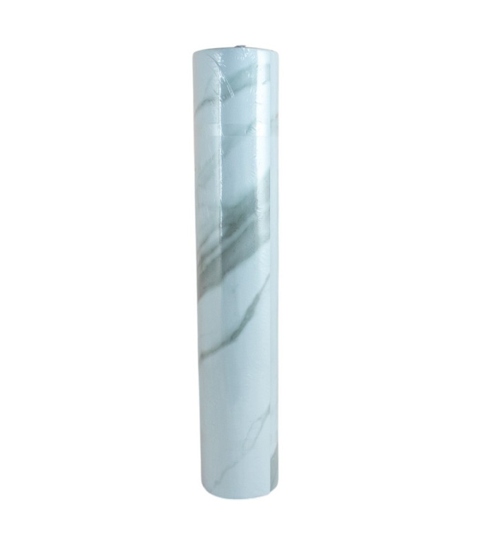 ROLLO ADHESIVO P/ PISO 45CMx3M BLANCO MARMOL