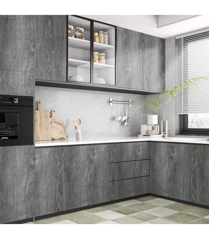 ROLLO ADHESIVO P/ PISO 45CMx3M MW001 GRIS OSCURO