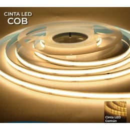 CINTA LED COB 5M CALIDO 300K 9.5W