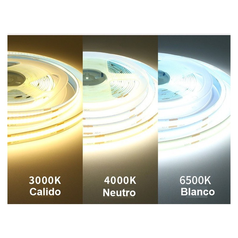 CINTA LED COB 5M BLANCO 6500K