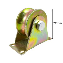 RUEDA METAL BASE U 72MM
