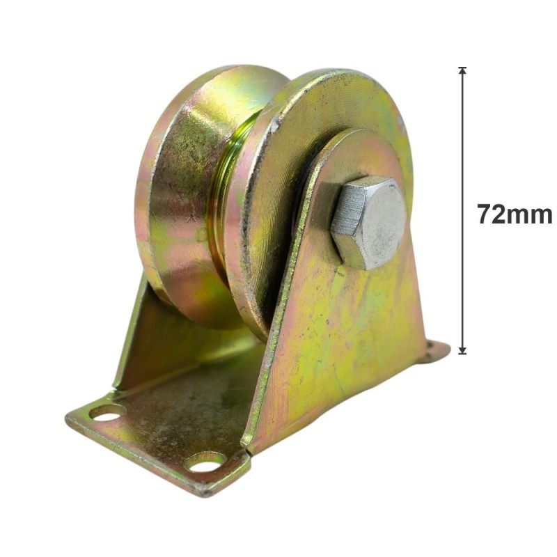 RUEDA METAL BASE V 72MM
