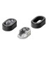 SOPORTE OVAL CON TAPA METALICA