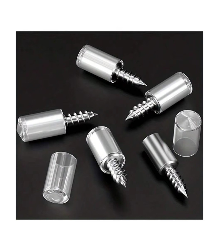 TORNILLO SOPORTE P/ REPISA SILICONADO TRANSPARENTE