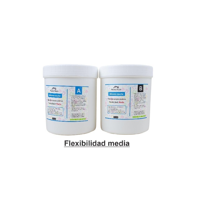 MONTERESIN CAUCHO DE SILICONA 2KG FLEX MEDIA