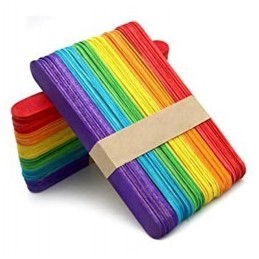 Palito para helados 50pc coloridos