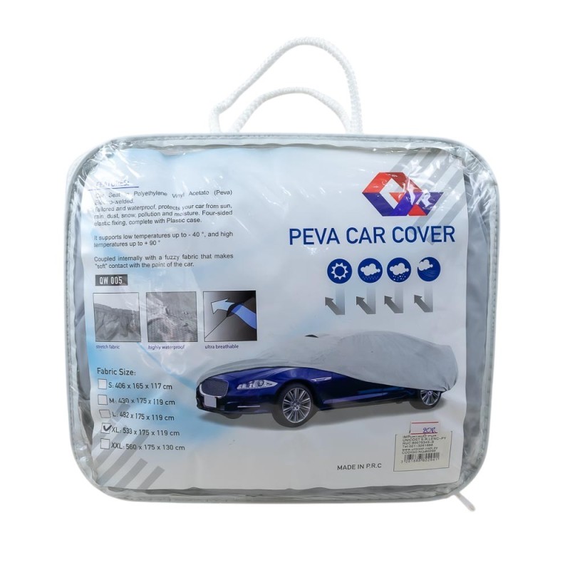 Cubre auto XL 533x175x119cm