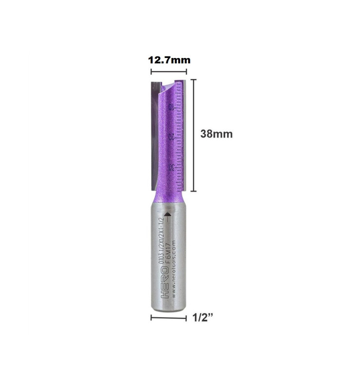 Fresa HERO recto 1/2x1/2x1-1/2