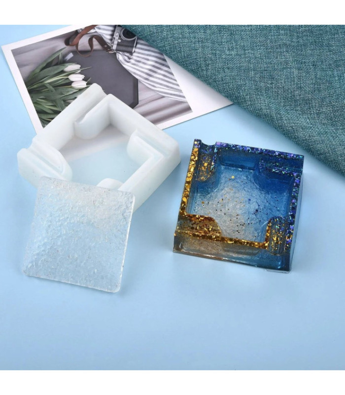 Molde de silicona cenicero 10.5x10.5cm