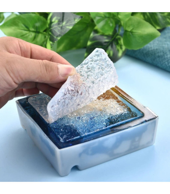 Molde de silicona cenicero 10.5x10.5cm