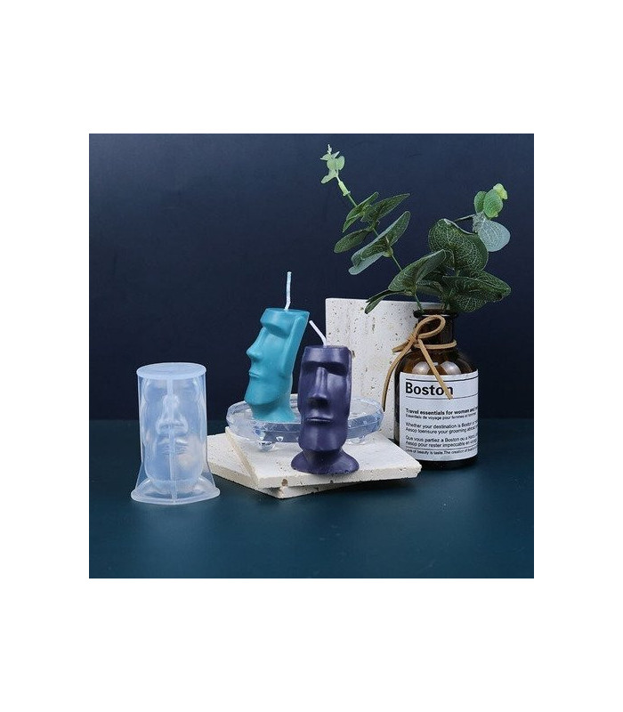 Molde de silicona moai 80x50mm