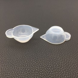 Molde de silicona pote 6.5x4.5x2.3mm