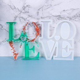 Molde de silicona LOVE 105x123mm