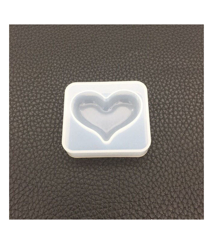 Molde de silicona corazon 3D 40x30mm