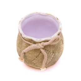 Maceta decorativa con diseño