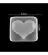 Molde de silicona corazon 3D 40x30mm