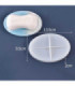 Molde de silicona jabonera simple 130x90mm