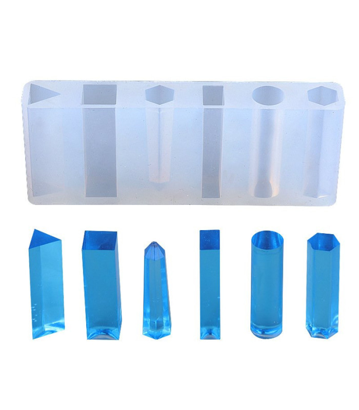 Molde de silicona mix 6 joyas 90x40mm