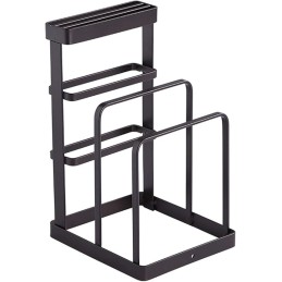 Porta cubiertos de metal con divisorias