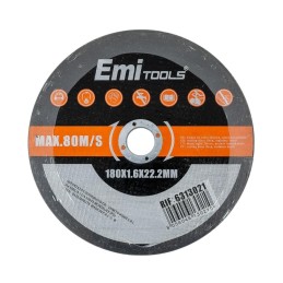 Disco de corte metal 180x1.6x22.2mm 1pc