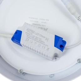 PANEL LED 18W ALPHA REDONDO
