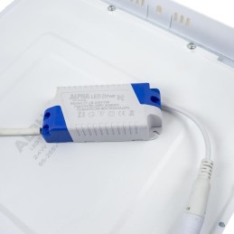 PANEL LED 24W ALPHA CUADRADO