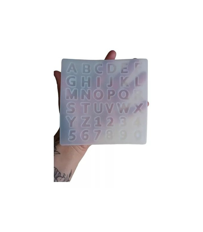 Molde de silicona abc pequeño 135x135mm