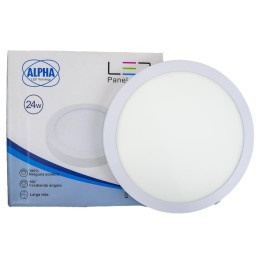 PANEL LED 24W ALPHA REDONDO