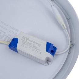 PANEL LED 24W ALPHA REDONDO