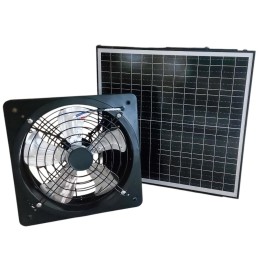 Extractor de aire solar de pared 12 