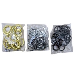 ACCESORIO P/LLAVERO CON GANCHO 10PC