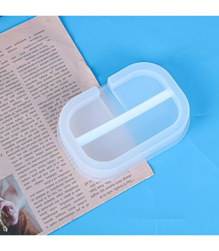 Molde de silicona jabonera 12x9cm