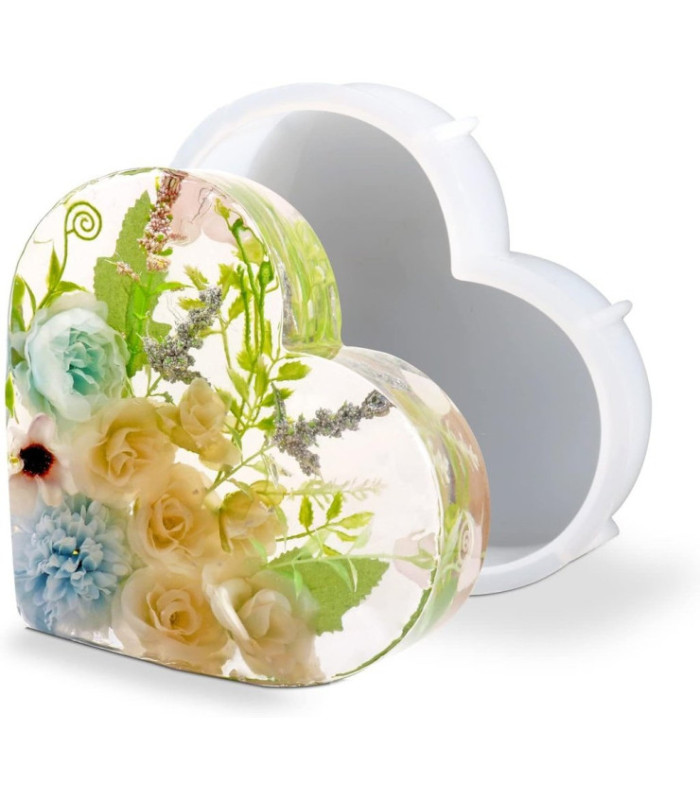 Molde de silicona corazon 20x17cm