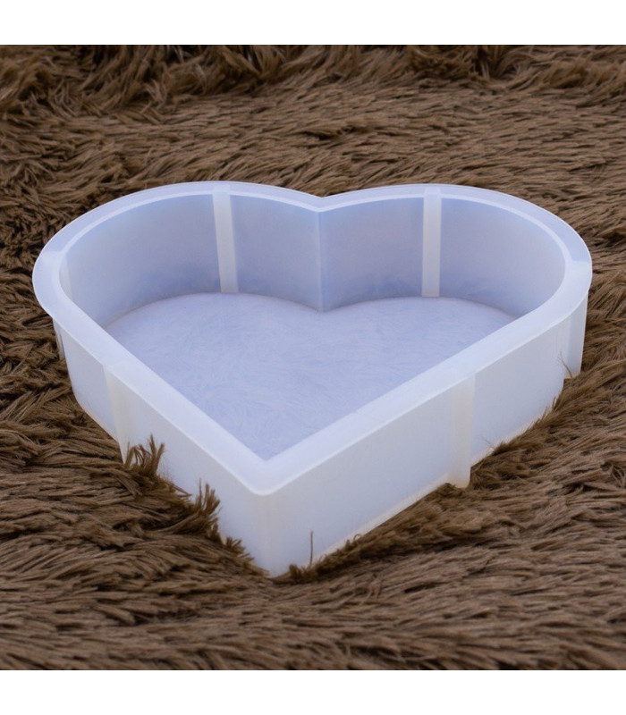 Molde de silicona corazon 20x17cm