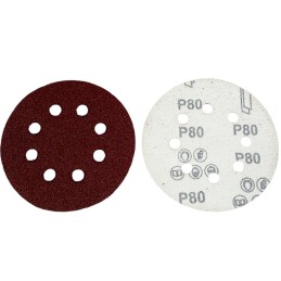 LIJA VELCRO 121MM 5  G80