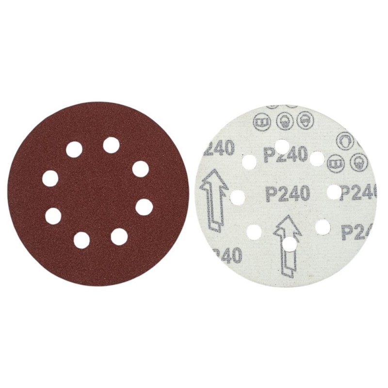 LIJA VELCRO 121MM 5  G240