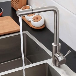 GRIFO COCINA ALTO RECTO C/TIRON