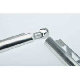 Guarda canto vertice 10h plata acero inoxidable