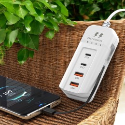 CARGADOR TIPE C 2USB 3.1A