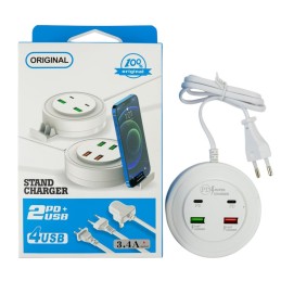 CARGADOR 4USB 3.4A