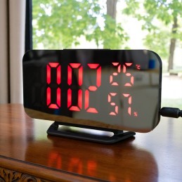 RELOJ ELECTRONICO ESPEJADO DS-3725LW