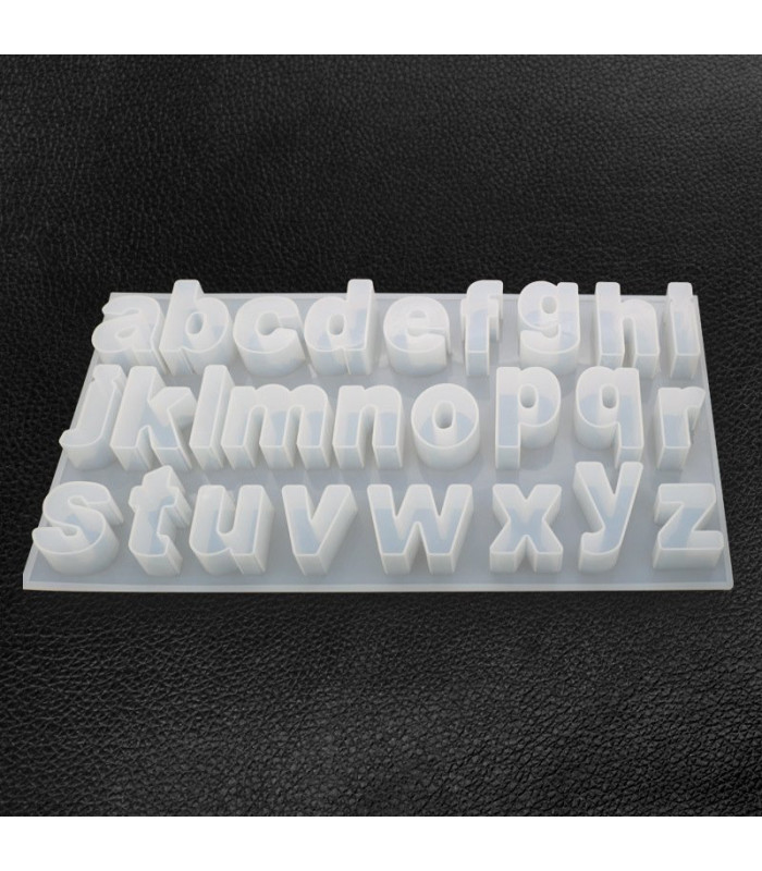 Molde de silicona abc minuscula 37x20.5x2cm