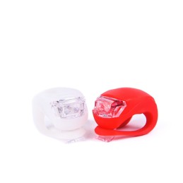 Luz led para bicicleta 2pc blanco/rojo